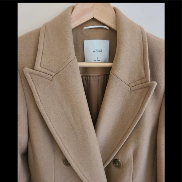 aritzia wilfred kerr wool coat camel - Picture 6 of 9